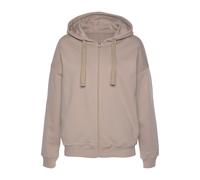 LASCANA Sudadera con cremallera marrón claro M EUR