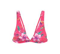 LASCANA Top de bikini esmeralda / verde oscuro / lila / rosa / magenta 75xA/B esmeralda / verde oscuro / lila / rosa / magenta
