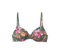 LASCANA Top de bikini verde / mezcla de colores 75xE verde / mezcla de colores