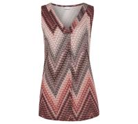 LASCANA Top marrón moteado / gris moteado / rojo moteado XS marrón moteado / gris moteado / rojo moteado