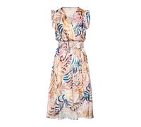 LASCANA Vestido de verano arena / azul / naranja claro / rosa 44 arena / azul / naranja claro / rosa