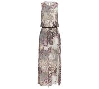 LASCANA Vestido de verano beige oscuro / marrón claro / rosa / negro 36 beige oscuro / marrón claro / rosa / negro