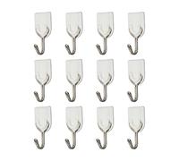 lascivious 12 Unidades Adhesivos de Toallas de Pared de Puerta de Bano Cocina de Color Blanco