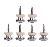 lascivious 6 clavijas de cobre para correa de guitarra con forma de hongo para acústica clásica