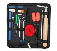 lascivious Kit de AfinacióN de Piano 16 Piezas Sintonizadores de Piano Profesionales de Herramientas Llave Clip de Pinzas de CinturóN de Destornillador de Horquilla de Mudo de Martillo