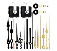 lascivious Kit de mecanismo de reloj, funciona con pilas, repuesto de movimiento de reloj de cuarzo, piezas de reloj de pared, repuesto de motor, pieza de reparación de bricolaje