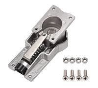 lascivious Llegada Surf Skate Trucks 7-Pulgada Tabla de Surf Base de Soporte de Patineta Negro C7 Puente Soporte de Resorte, Plata