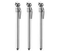 lascivious Medidor de PresióN de NeumáTicos de LáPiz de Metal de 3 Piezas 5-50 Universal para Bicicleta de Motocicleta de Coche