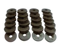 Lasco 02-1269 - Arandela plana de goma, tamaño 3/8 L, 25 unidades