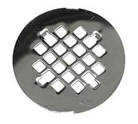 LASCO 03-1355 Rejilla de drenaje de ducha de 4-1/4 pulgadas con estilo a presi n, cromada