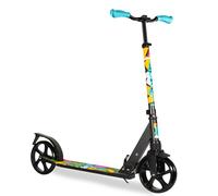Lascoota Patinete para Adultos y Adolescentes jóvenes de 12 años y Unisex Adulto. Scooter Ligero y Plegable con Ruedas Grandes de 8" y 220lbs (Regular (Adolescente), Retro)
