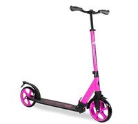 Lascoota Patinete para adultos y adolescentes. Perfecto para jóvenes de 12 años y Unisex adulto. Scooter ligero y plegable con ruedas grandes de 8" y 220lbs (regular (adolescente), Púrpura)