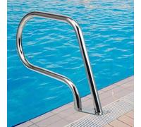 LASDERTV Piscina barandilla - barandilla de Seguridad en Tierra para rampa, Escalera y escaleras, Hecha de Acero Inoxidable 304 Duradero