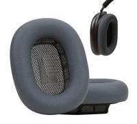 Laselan Funda de silicona mejorada para auriculares AirPods Max 2024, almohadillas para oídos cubiertas de cuero de proteína con silicona y espuma viscoelástica y imán (Medianoche)
