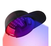 Laselocks Gorra Luz Roja para Crecimiento Pelo, 460nm/650nm/850nm Recargable Portátil Casco LED para cabello Ralo Hombres y Mujeres, Inserto de Luz Desmontable, 4 modos de luz