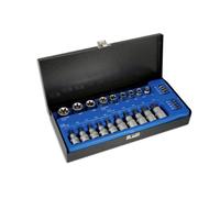 Laser 2982 Star Socket & Bit Set 3/8"D, 1/2"D 27pc