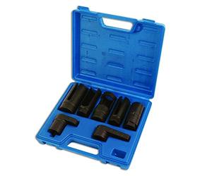 Laser 3750 Lambda Sensor Socket Set 3/8"D, 1/2"D 7pc