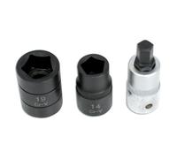 Laser 4512 - Juego de puntas para destornilladores (3 piezas)