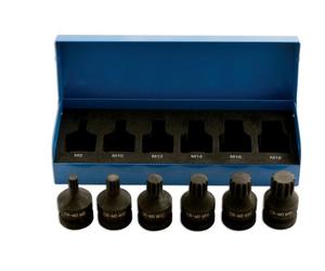 Laser 4939 Impact Spline Socket bit Set 1/2" D 6pc