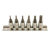 Laser 5682 Hex Socket bit Set 1/4" D 6pc