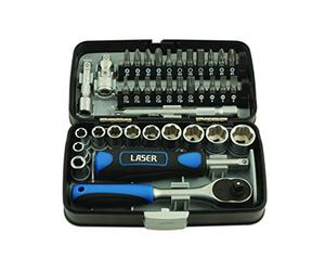 Laser 5960 Socket & bit Set 1/4" D 38pc