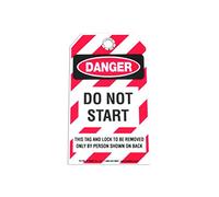 Laser 6675 Safety Tag - DO Not Start