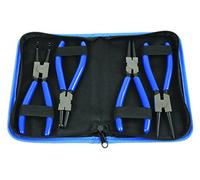 Laser 6685 alicates Circlip Set - Plata (4 piezas)