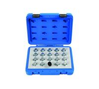 Laser 6863 Locking Wheel Nut Key Set 20pc - for Vauxhall, Opel