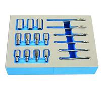 Laser 7132 BA Spanner & Socket Set 1/4"D 17pc