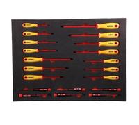 Laser 8486 Insulated Screwdrivers in Foam Inlay