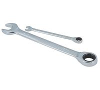 Laser 8511 - Juego de llaves combinadas con anillo de trinquete (12 piezas)