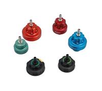 Laser 9117 Cooling Pressure Test Cap Set 6pc - for EV/Hybrid/Ice