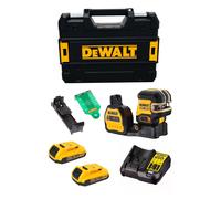Láser Autonivelante DeWALT DCE088NG18D2T (2 x 2,0 Ah + DCB107 + TSTAK II)