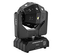 Laser Beam LED Moving Head - Luz de escenario RGBW con efecto de luz DMX DJ Party Show Spot discoteca, lámpara de escenario, para uso en hoteles, centros de baño, piscinas, gimnasios, 120 W