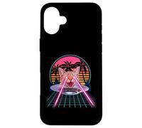 Laser Cat Eyes Kitten UFO Retro 80s Funny Cats Lovers Carcasa para iPhone 16 Plus