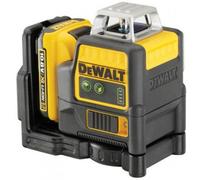 Láser cruzado DeWALT Aku, 2 x 360°, haz verde, alcance 30/60 m DCE0811D1G