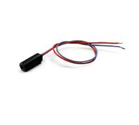 Láser de punto, rojo, 650 nm, 0.4 mW, 3 V DC, Ø5x12 mm, Laser Class 1, Foco kollimiert --> kollimado, Longitud de cable 100 mm - 70121315