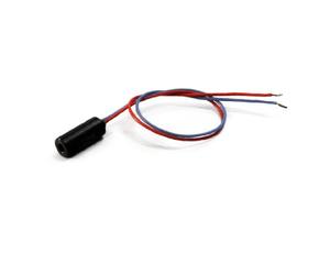 Láser de punto, rojo, 650 nm, 0.4 mW, 3 V DC, Ø5x12 mm, Laser Class 1, Foco kollimiert -> kollimado, Longitud de cable 100 mm - 70121315