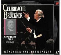(LASER DISC) Bruckner - Symphony No. 6 in A Major - Munchner Philharmoniker dir Sergiu Celibidache