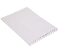 Láser etiqueta Avery 63.5x29.6 mm 20 Hoja 27 etiquetas por hoja de plata