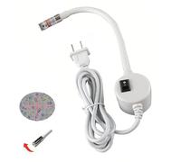 Laser Guide for Sewing Machines - Adjustable Dot/Straight Line/Crosshair Projection Quilting Light, Precision Alignment Tool with 360° Positioning for Embroidery Patchwork (Red,Cross style)