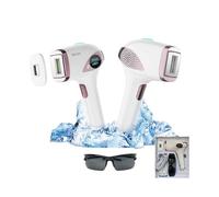 Laser Hair Removal for Women & Men, 45F Ice-Cooling Contact, Safe & Virtually Painless Alternative to Salon IPL Hair Removal Device, Long-Lasting Hair