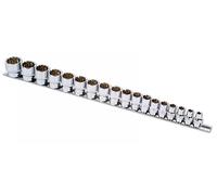 Laser Herramientas Métrico Alldrive Enchufe Juego 1cmD 18pc De M6A M24 En Raíl