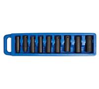 Laser Herramientas Métrico Juego de Llaves de Vaso 1.3cm Simple Hex 9pc En Funda