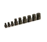 Laser Herramientas Perfil Bajo Impacto Af Hex Llave de Vaso Juego 0.6cmD, 1cmD