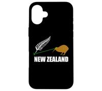 Laser Kiwi Flag New Zealand Flag Carcasa para iPhone 16 Plus