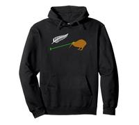 Laser Kiwi Flag New Zealand Flag Sudadera con Capucha