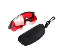 Láser rojo Gafas mejoradas-Huepar GL01R Ajustable Gafas para mejorar la seguridad de protección para los ojos para Alineación de nivel láser rojo