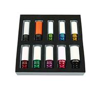 Laser Tools-Alloy - Kit de Tuercas de llanta (1/2 D, 10 Unidades 7125)