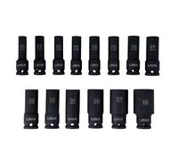 Laser Tools Juego de Llaves Vaso 1.3cmD 14pc Hexagonal Simple 10A 30mm Métrico
